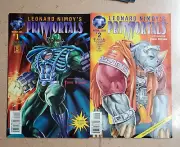 1995 Leonard Nimoy's PRIMORTALS Comic Book Set #1-2 Warehouse Find- Unread