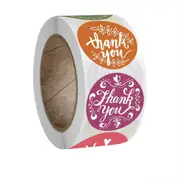 500PCS Colorful Rewards Thank You Sticker Labels Sealing Paper Sticker Stationery & Office Supply Decoration Scrapbooking