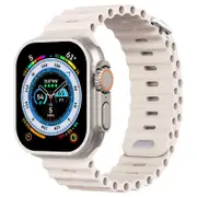 Nevenka Apple Watch Ocean Bands for iWatch Ultra Series 8 SE 7 6 5 4 3 2 1-Starlight