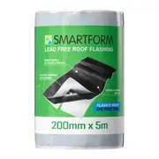 Smartform 200mm x 5m Black Lead Free Flashing
