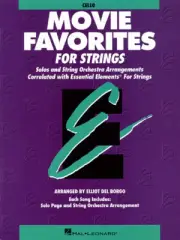 Movie Favorites for Cello Essential Elements String Method Sheet Music Book