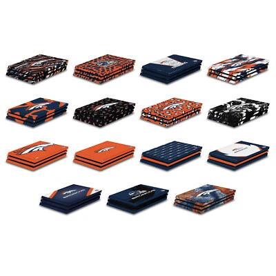 OFFICIAL NFL DENVER BRONCOS VINYL STICKER SKIN DECAL FOR SONY PS4 PRO CONSOLE
