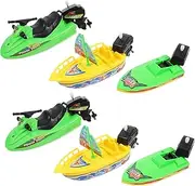 CLISPEED 6pcs Sailboat Toys for Boys and Girls Bath Boats for Fun Playtime Pools and Bathtubs Safe Sturdy and Versatile for Home Decor Bathing Fun