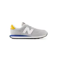 在飛比找momo購物網優惠-【NEW BALANCE】NB 237 童鞋 中童 灰色 復