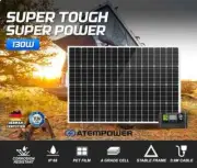 ATEM 130W Solar Panel Kit Mono Generator Caravan Camping Power Battery Charging