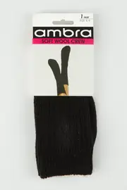Soft Wool Crew Socks--AMBR-AMWCR