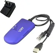 VONETS WiFi Bridge 2.4GHz Wireless Ethernet Signal Repeater Hotspot With 5V/2A USB Power Adapter RJ45 to WiFi Convert for DVR, Monitoring, IP Printer, Network Device VAP11G-300