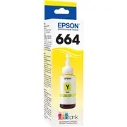 EPSON ECOTANK T664 YELLOW INK BOTTLE