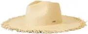 [BRIXTON] Women's Jo Straw Frayed Fedora
