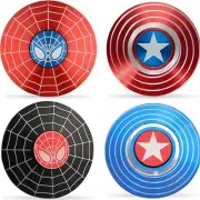 Steemjoey 4 Pack Superhero Handheld Fidget Spinners for Kids Adults, Sensory ...