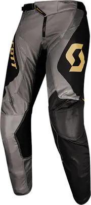 Scott 450 Podium Motocross Pants, black-gold, Size 30 for Men Black Gold