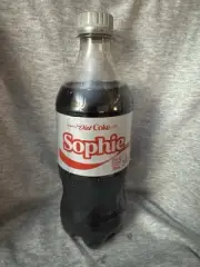 Share a Coke with Sophie 2025 Personalized Gift Coca~Cola Bottle 20oz Diet