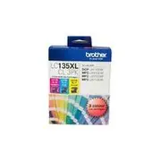 Brother LC-135 XL Colour Ink 3 Pack