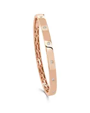Sabrina Designs 14K Rose Gold 0.25 ct. tw. Diamond Bangle Bracelet