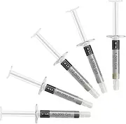Tryuunion Diamond Polishing Compound, 5 Piece Lapping Paste 1500 to 80000 Grit, Lapping Compound Kit for Jewelry, Metal, Ring, Gemstone, Glass, Coin, 0.25 to 14 Micron, 5 Gram