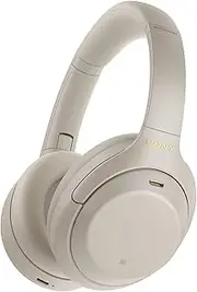 [Sony] WH1000XM4 Noise Canceling Wireless Headphones with Alexa Voice Control, Up to 30 Hours Battery Life, Silver