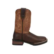 Roper Monterey Square Toe Cowboy Toddler Boys Brown Western Cowboy Boots 09-018