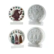 Christmas Dwarf Silicone Molds Santa Clause Resin Silicone Molds for Art Craft