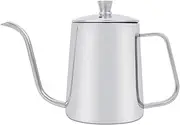 RYTTGOP Pour Over Kettle, gooseneck Kettle, 5.43 x 3.54 x 3.15 in Stainless Steel Gooseneck Coffee Pot Kettle with Lid, for Home Kitchen Coffee Shop