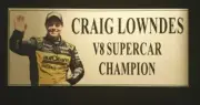 Craig Lowndes Sublimation Plaque
