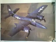PLAISTOW PICTORIAL #C217 GRUMMAN TIGERCAT POSTER 25"X35"