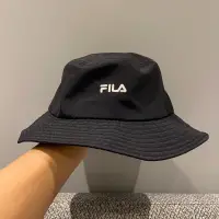 在飛比找蝦皮購物優惠-FILA 漁夫帽 黑色（二手/正品）