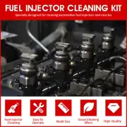 2 Set Car Fuel Injector Cleaner Kits Universal Fuel Nozzle Injector Flush qiKDB
