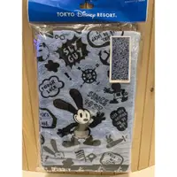 在飛比找蝦皮購物優惠-日本東京迪士尼奧斯華幸運兔滿版刺繡毛巾