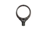 Master Lock Black Steel Rigid Combination Cable 0.9m X 12mm (Multi Colour) (One Size)
