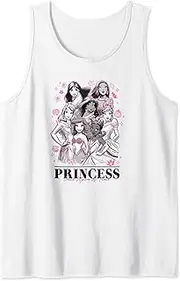 [Disney] Princesses Once Upon A Time Princess Fall Sketch Tank Top