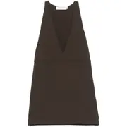 [Max Mara] Max Mara Armida1234 Top M BROWN