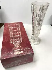 Cristal d'Arques SOLIFLOR 8 5/8” Crystal Vase w/Original Box