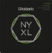 10 Sets D'Addario NYXL 1156 Strings Medium Top Extra Heavy Bottom 11-56 NYXL1156