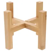 Table Plant Stand Wooden Plant Stand Wood Planter Rack Decorative Plant Rack