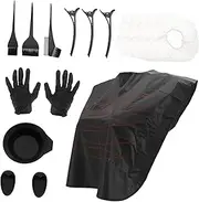 Professional Hair Dye Tools 9pc Kit Hair Comb Oiling Tool Easy Diy at Home Random