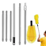 Gutter Cleaners from The Ground - Flexible Brush Head Gutter Cleaner Efficient Design - Gutter Cleaning Safe Tool for Dirt Leaves Twigs Rocks and Other Debris