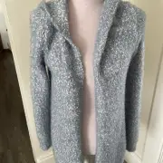 Almost Famous Super Fuzzy Soft Cardigan Light Blue Size M