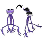 Mike 80cm Rainbow Friends Plush Doll Toy Game Character Fear Purple Monster Can Be Opened Plushie Stuffed Halloween Toys Gifts1pcs