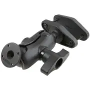 RAM-D-101U-C-247-4 RAM 4" Square Post Clamp Mount with Round AMP...