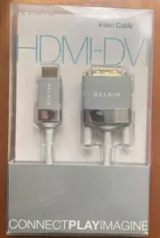 BELKIN HDMI-DVI Video Cable 12ft. 24K Gold Connector for Apple MacBook Pro