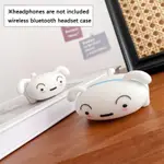 3D矽膠小白查查狗卡通保護盒無線藍牙耳機套適用於AIRPODS 1/2ND 3 AIRPODSPRO PRO2代