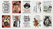 Sew Journal Needlework Patch PD13881R-PANEL Cotton Quilting Fabric Panel