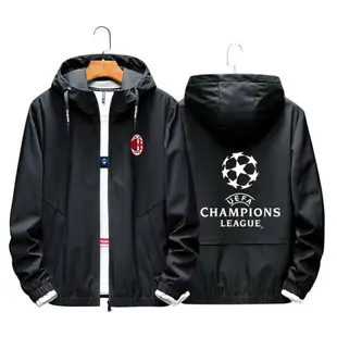 AC米蘭足球國家隊春秋男衛衣歐冠世界杯夾克上衣長袖