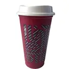 Starbucks 2013 Holiday Abstract Reusable Coffee Cup New