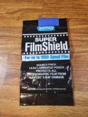 Vintage SIMA SUPER FILMSHIELD For Up To 1000 Film Speed Lead Laminated Pouch