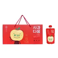 在飛比找PChome24h購物優惠-【韓味不二】韓國蘋果汁120ml(20入)禮盒