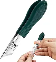 Small Nail Clippers - Precision Toenails Trimmer | Heavy-Duty Ergonomic Splash-proof Nail Clippers for Salon, Travel, Home, Men Toddler Women