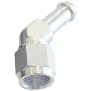 Aeroflow 45° Hose Barb 5/16" to -6AN, AF412-06-05S