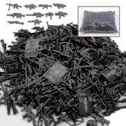 100pcs Army Guns Weapon Pieces Assembly Blocks Soldier Figure Accessories Diy Moc Bricks Accessories Ww2 Military Guntoys Gift For Kids
