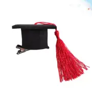 Headband with Clips Mini Party Hats Graduation Cap Bands Hair
